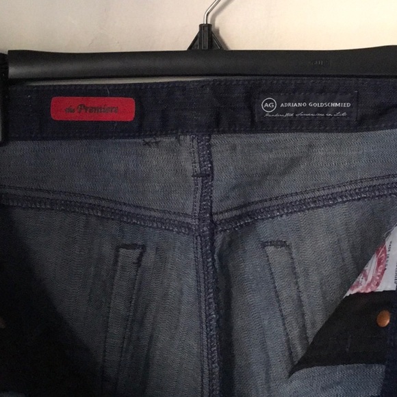 AG Adriano Goldschmied 'The Premiere' Straight Skinny Jeans in a Dark Wash (27R) - Picture 6 of 11